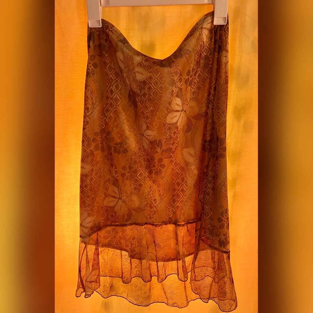 THRIFTED VINTAGE HAWAIIAN VIBE MAXI SKIRT FAIRY DRESS